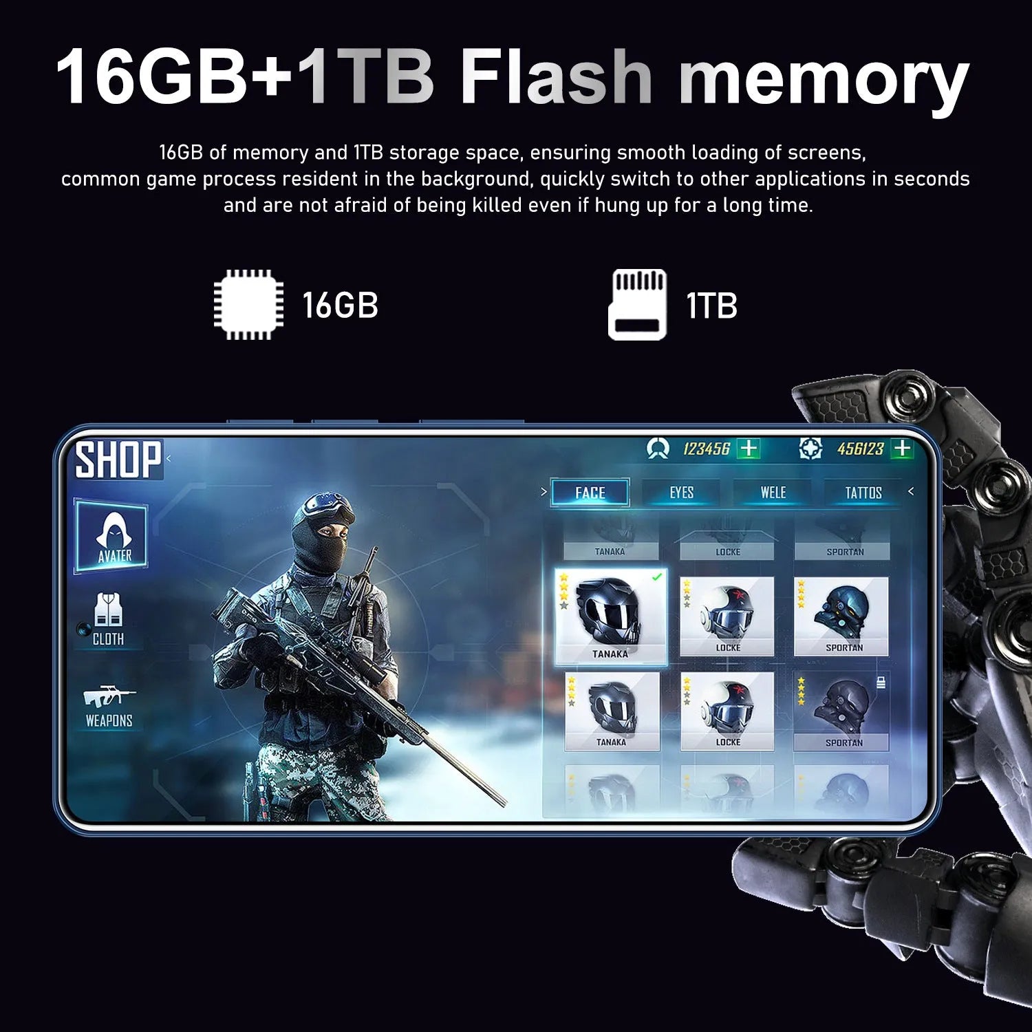 Portable Home Fashion GT10 Pro Android phone in Blue or Silver with straight plate design
