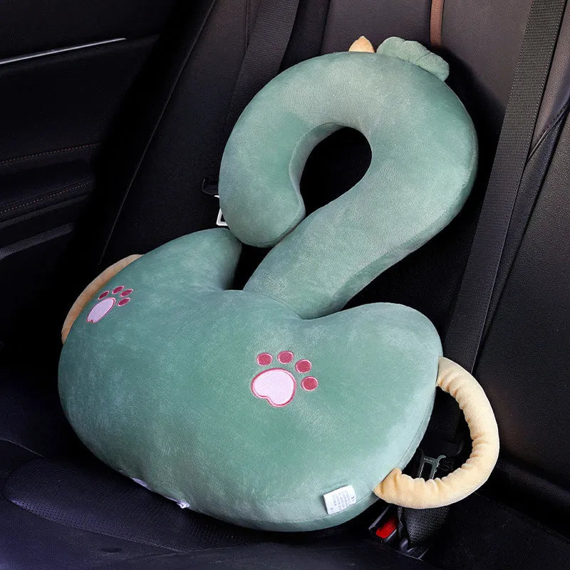 Cartoon animal design cushion pillow in square 65x65cm size with colourful animal motifs