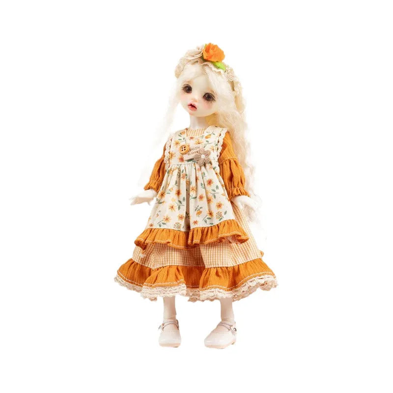 French-style BJD doll clothes in ten colour variants for teenage dolls age 7-14
