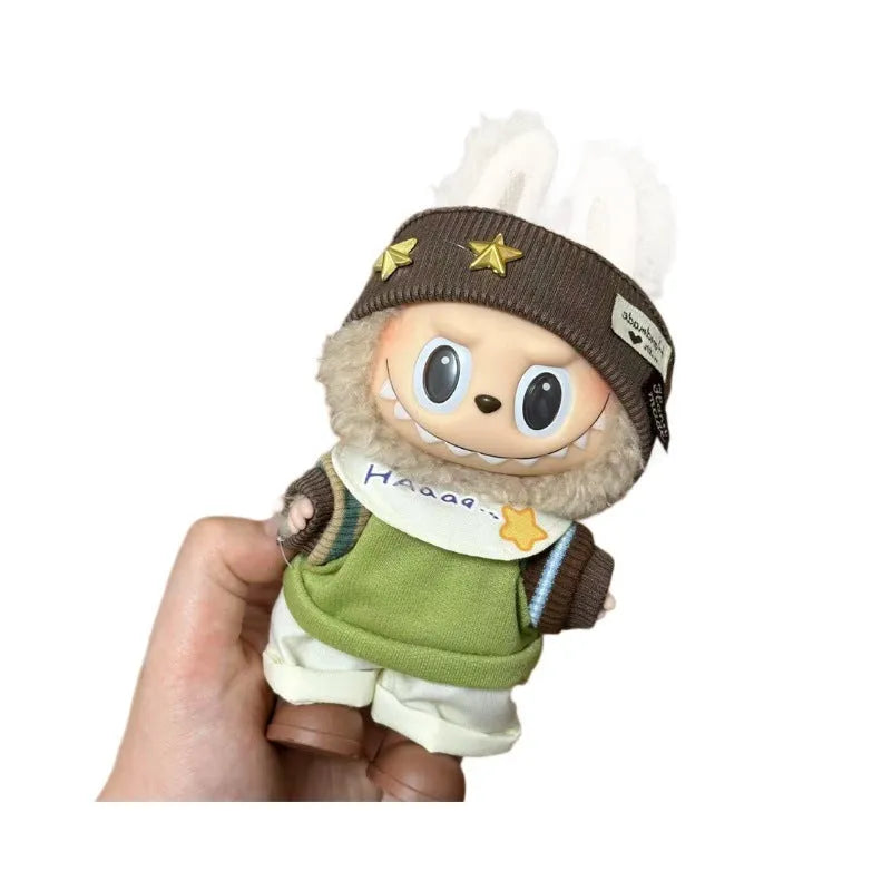 17cm plastic vinyl doll clothing set from LBB series for anime figure collections