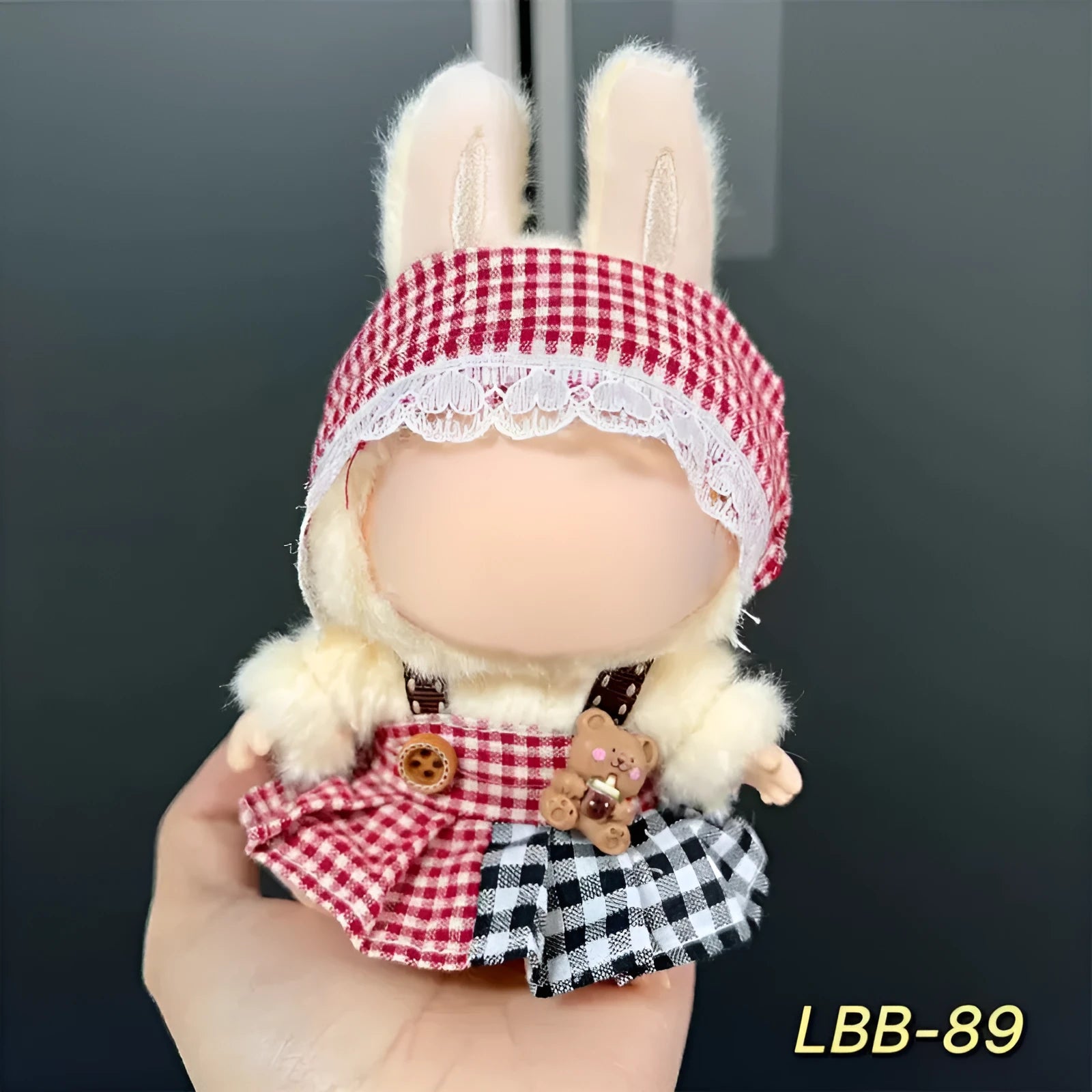 17cm plastic vinyl doll clothing set from LBB series for anime figure collections