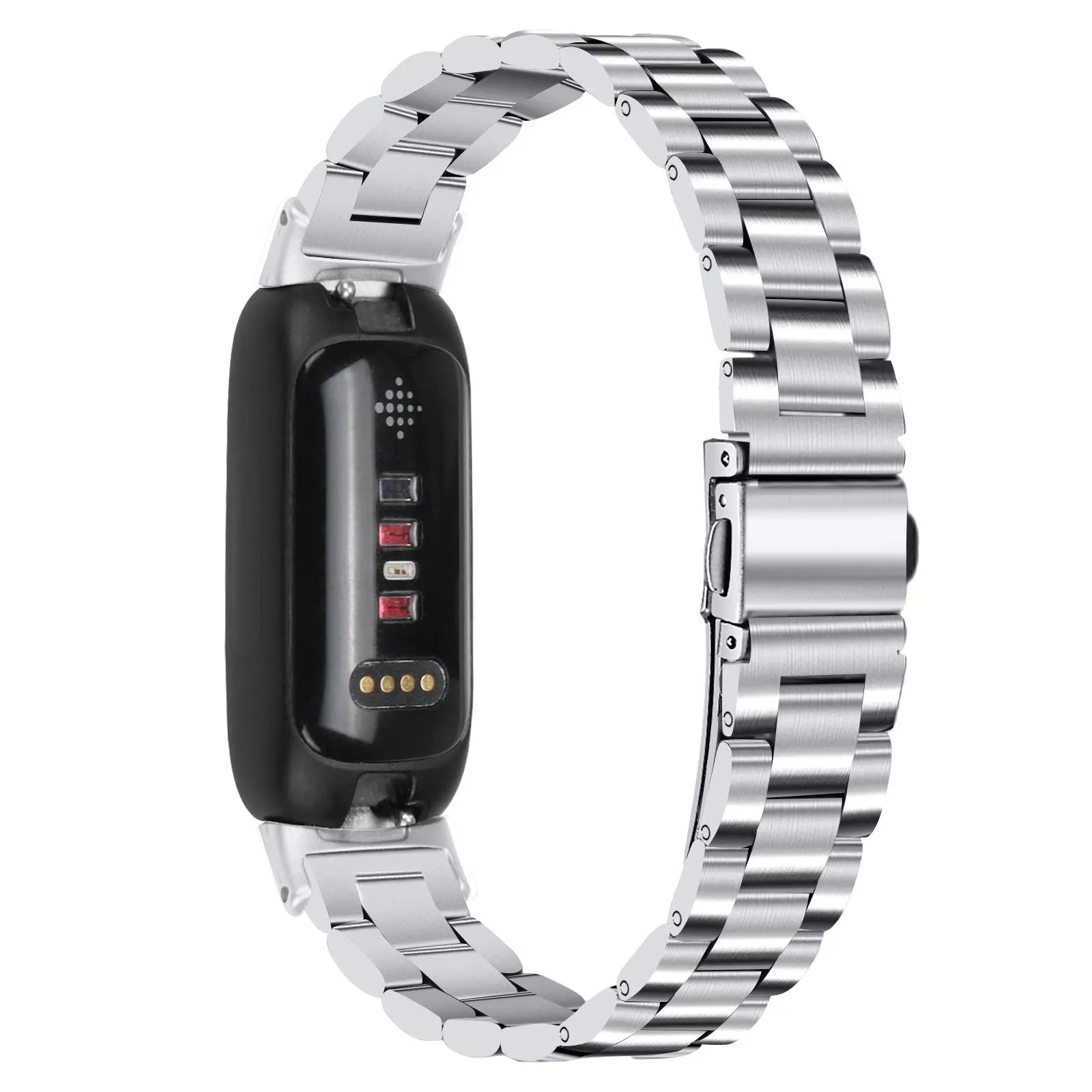 Huawei Watch Inspire 3 stainless steel replacement strap showing 12mm connection point and 175mm length