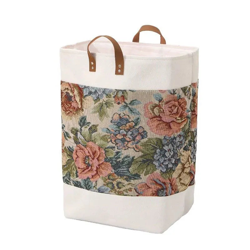 Fabric storage box clothes organiser measuring 35cm x 35cm x 55cm in multiple colour patterns