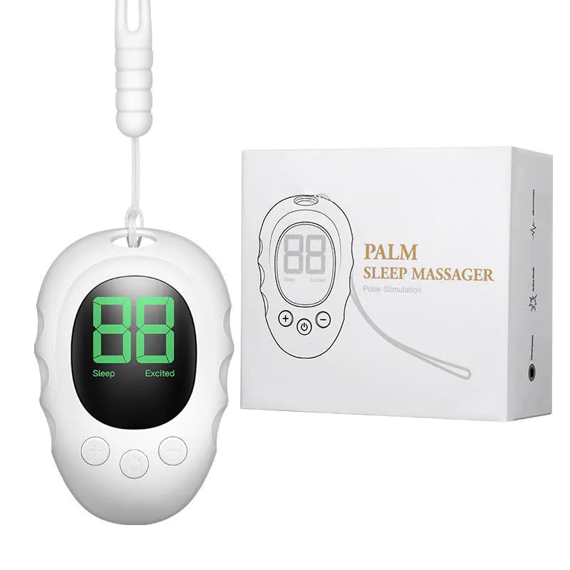 Rechargeable silicone sleep aid hand grip monitor in black, green and white colours