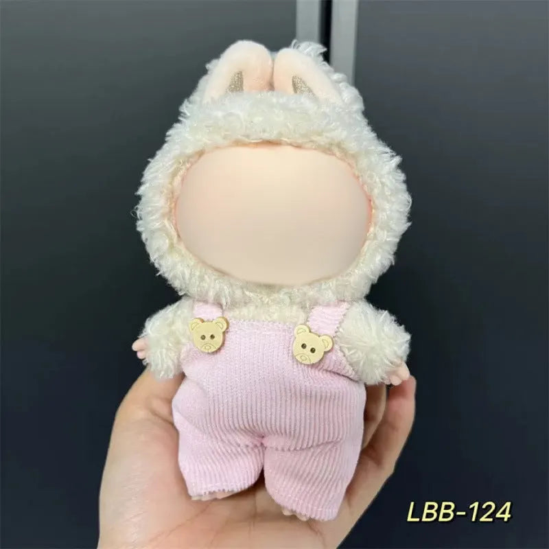 17cm plastic vinyl doll clothing set from LBB series for anime figure collections