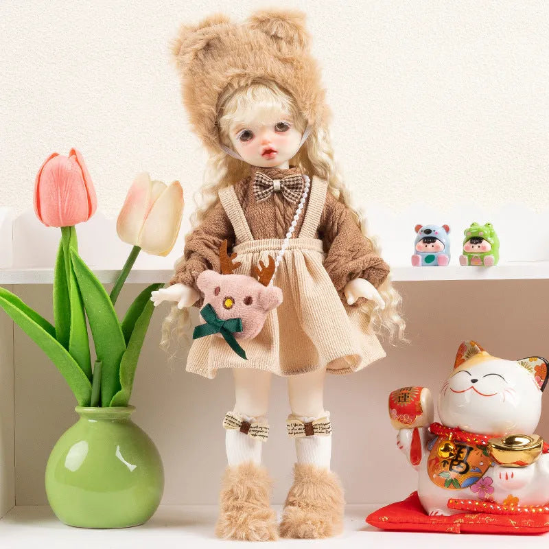 French-style BJD doll clothes in ten colour variants for teenage dolls age 7-14