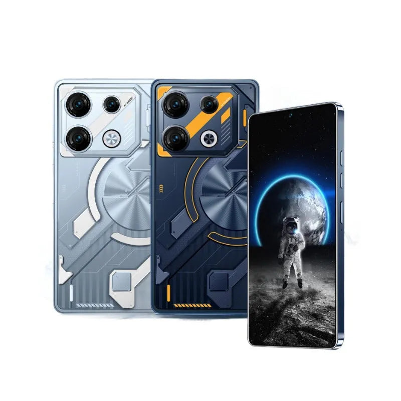 Portable Home Fashion GT10 Pro Android phone in Blue or Silver with straight plate design