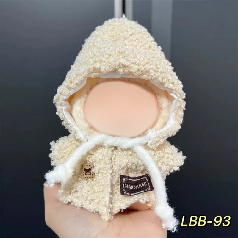 17cm plastic vinyl doll clothing set from LBB series for anime figure collections