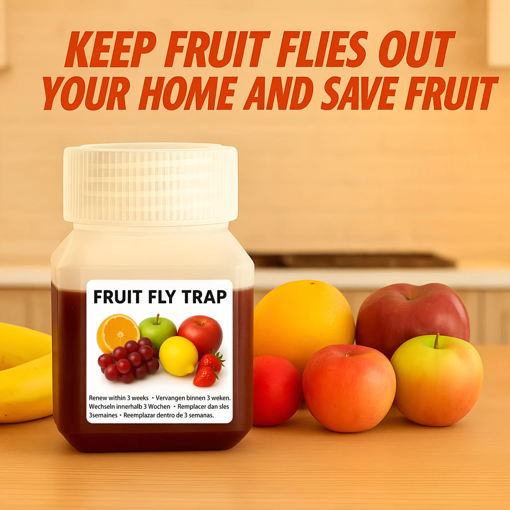 30ml bottle of SK003 fruit fly bait liquid with specification options including funnel variants