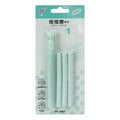 Push type children's automatic eraser in four colours with 12x8cm PVC construction