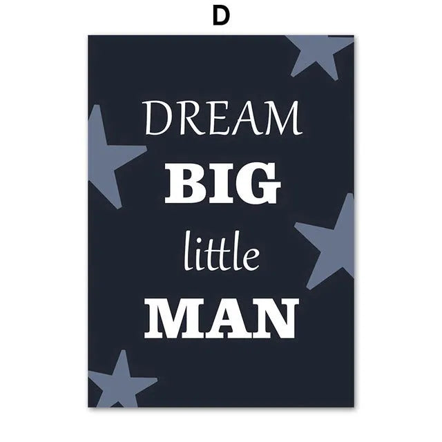 Cartoon ball sports canvas poster with football basketball baseball for children bedroom wall decor