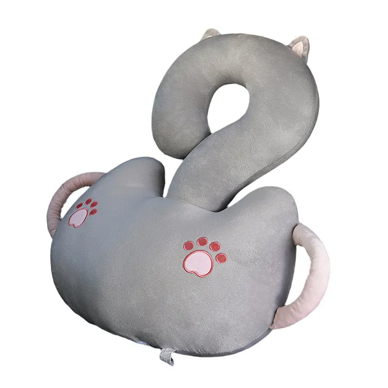 Cartoon animal design cushion pillow in square 65x65cm size with colourful animal motifs