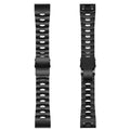Garmin Fenix series watch strap replacement in silver, black, Titanium colour for 22mm or 26mm widths