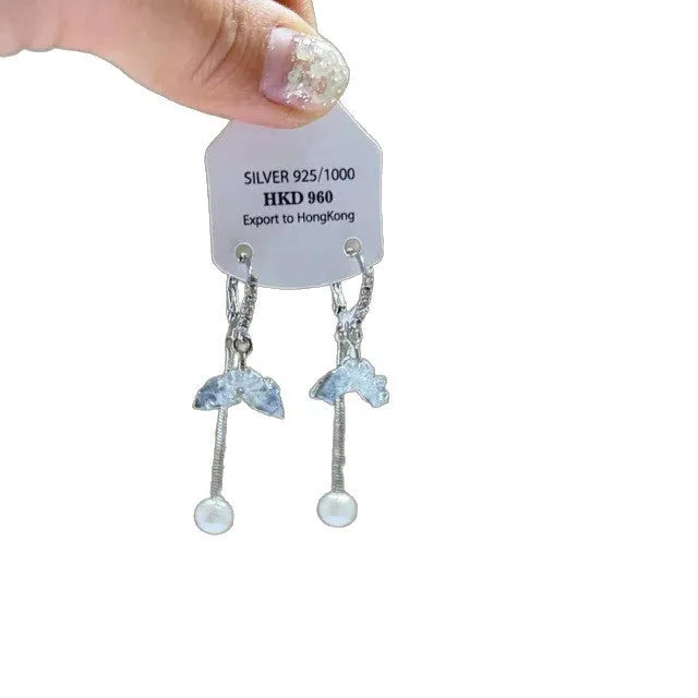 Women's geometric heart-shaped alloy earrings with rhinestones, stars and tassels