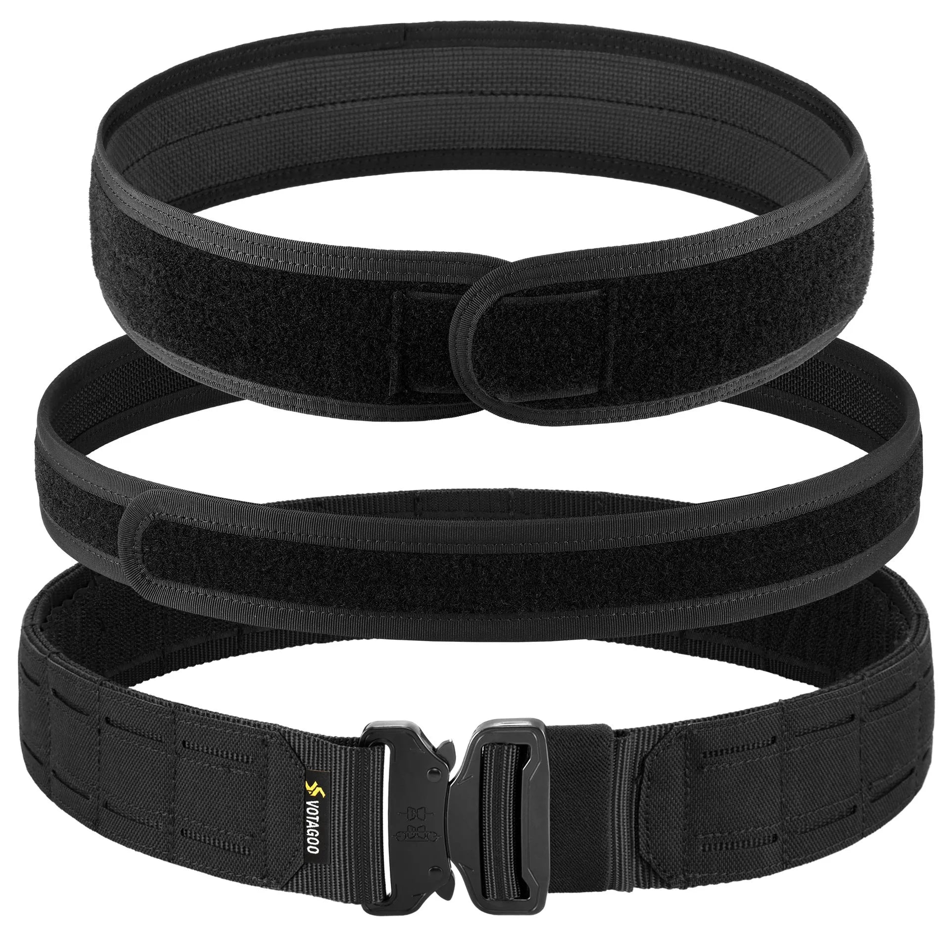 VOTAGOO 2-inch wide nylon tactical belt with alloy quick-release buckle in CP camouflage colour
