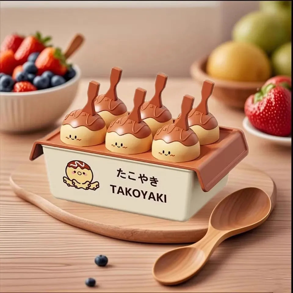 Octopus balls ice cream mould made from white plastic with multiple spherical cavities for homemade frozen desserts