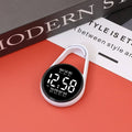 Electronic digital watch with luminous LED display and plastic waterproof casing