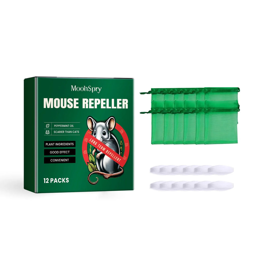 60ml natural mouse repellent spray bottle with clove, peppermint, camphor and chilli oils