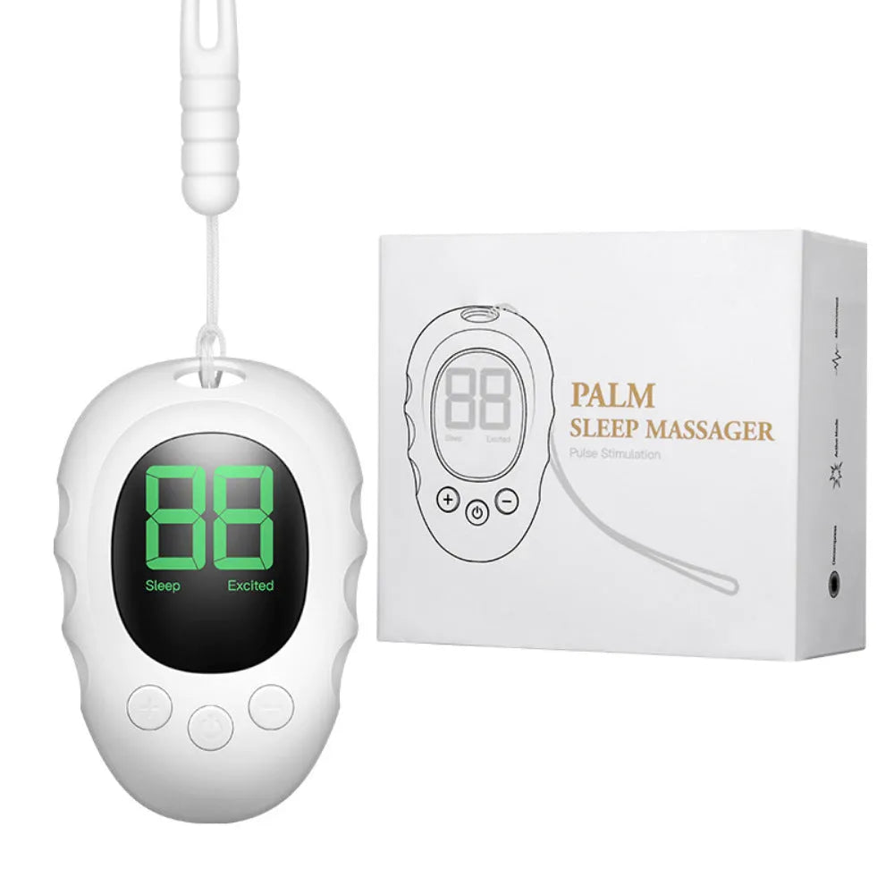 Rechargeable silicone sleep aid hand grip monitor in black, green and white colours
