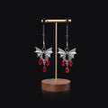 Silver bat nipple clamp adjustable clitoral clip with alloy construction