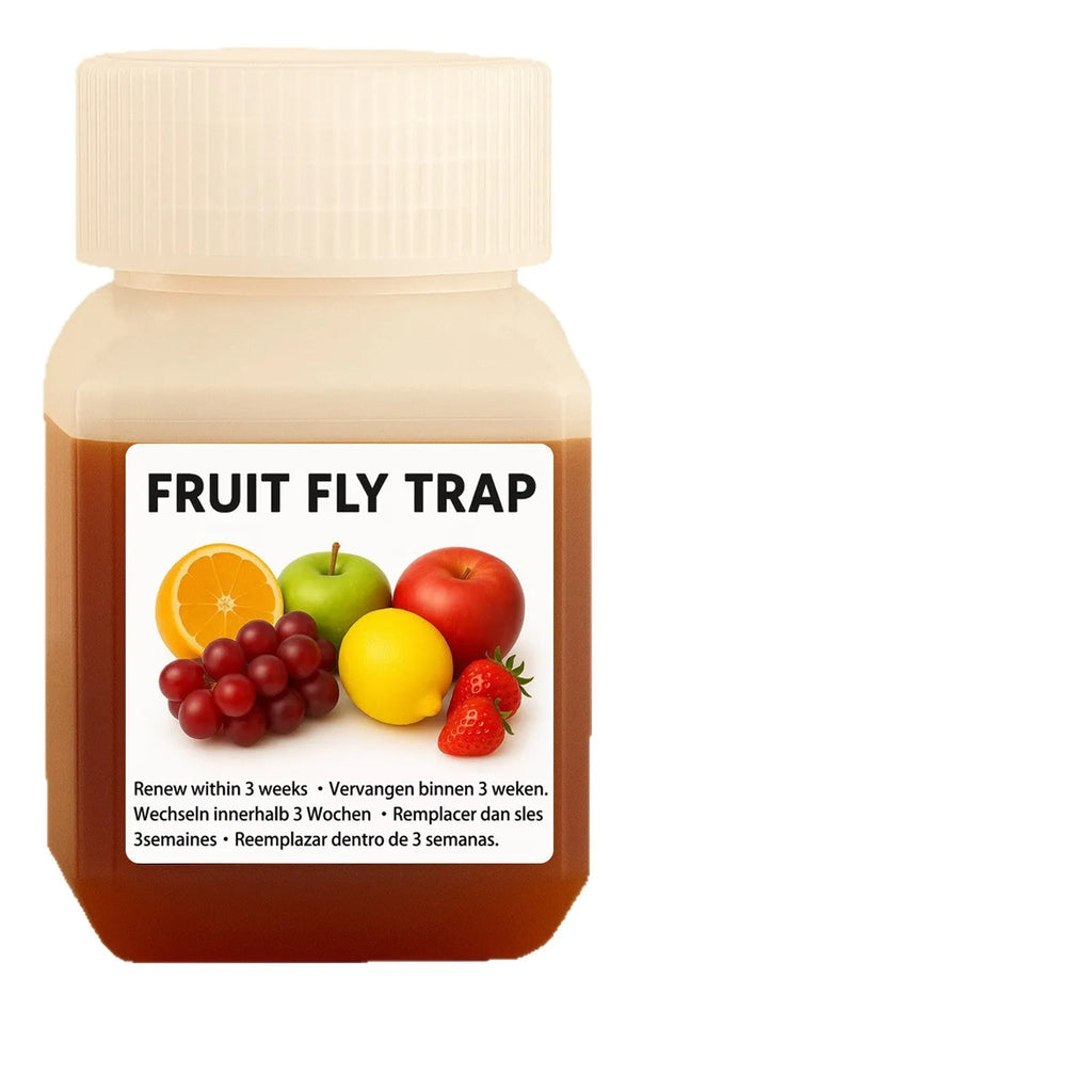 30ml bottle of SK003 fruit fly bait liquid with specification options including funnel variants