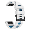 Fenix 87Pro6 quick release silicone watch strap in two-colour design for Garmin smartwatches