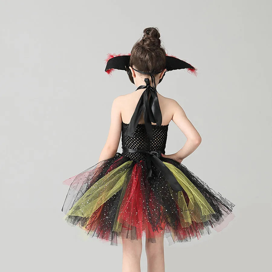 Girls pirate costume dress with sequins and lace for Halloween Pirates Of The Caribbean theme