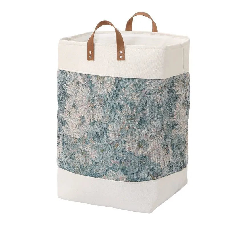Fabric storage box clothes organiser measuring 35cm x 35cm x 55cm in multiple colour patterns