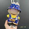 17cm plastic vinyl doll clothing set from LBB series for anime figure collections