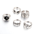 Black alloy poker ring with raised spade card design for women's jewellery