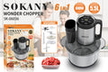 Stainless steel meat grinder with 5-10 litre capacity in 06036 grey colour