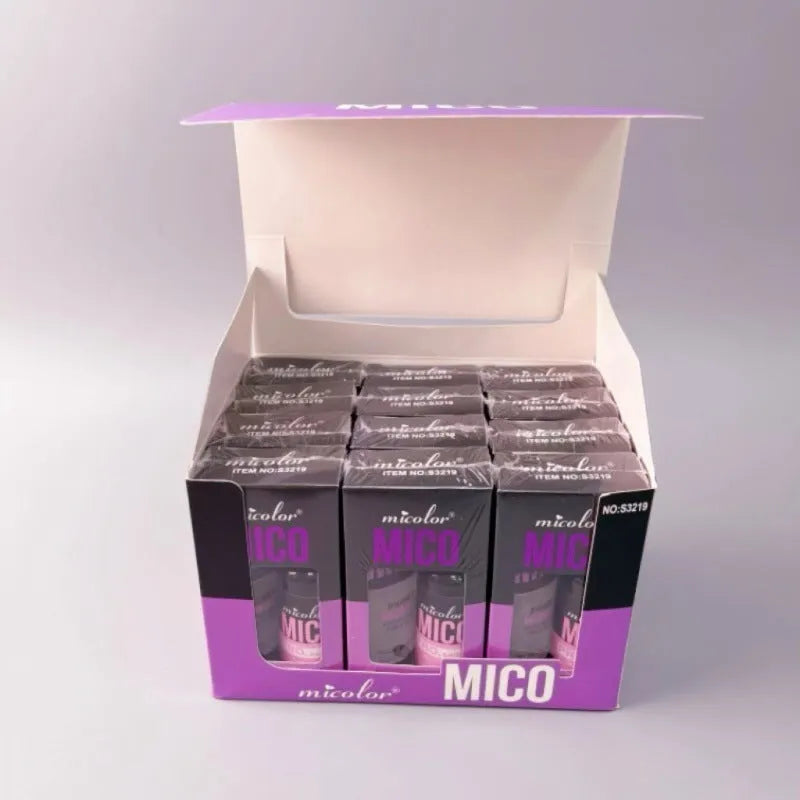 Makeup primer and finishing spray two-in-one product in monochrome packaging