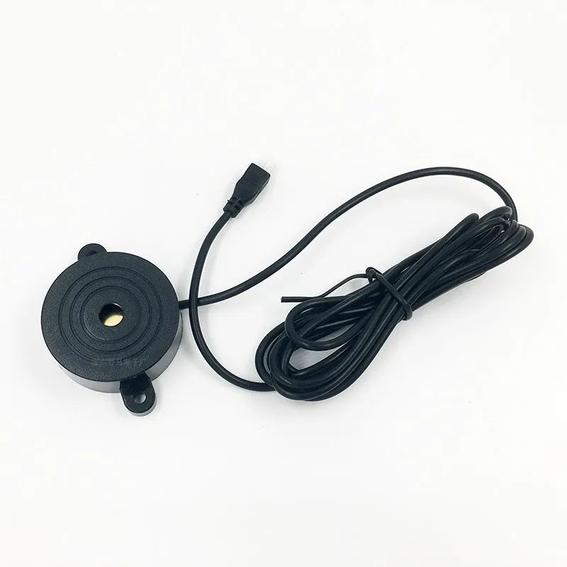 Car parking sensor reversing radar system with four ultrasonic sensors and buzzer alert module