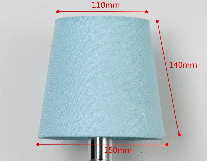 Modern minimalist fabric lampshade in various colours for table and pendant lighting