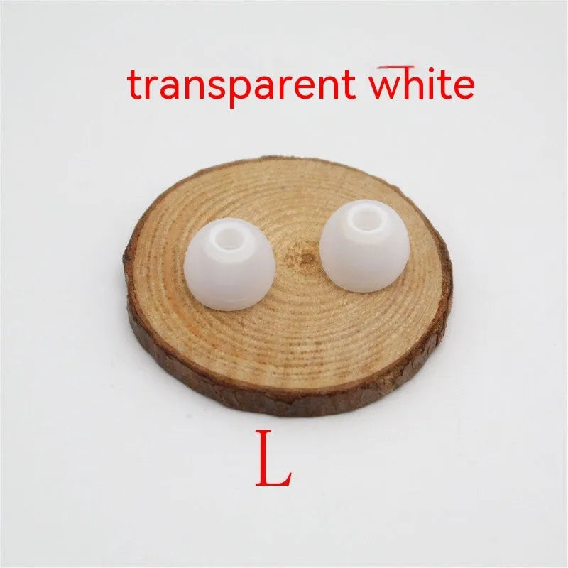 Two-tone silicone earphone sleeves for in-ear headphones with 3.8mm aperture