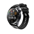 Black GS3 Max smartwatch on wrist showing home screen with time and health stats.
