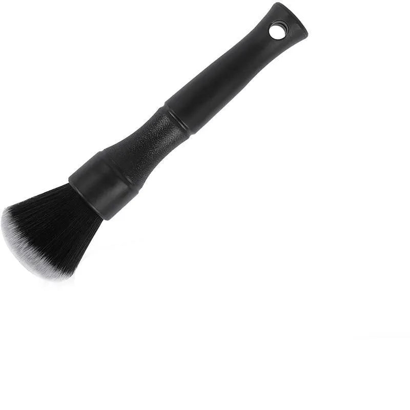 Black car detailing brush with soft pig hair bristles in two sizes: 240mm and 160mm