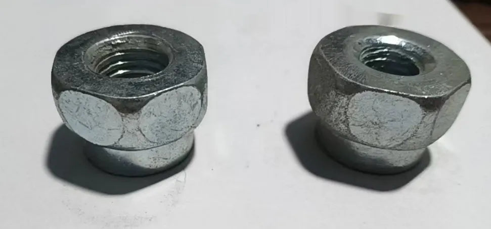 Ouma aluminium screw-on weeding head attachment for converting a strimmer to a lawn mower.