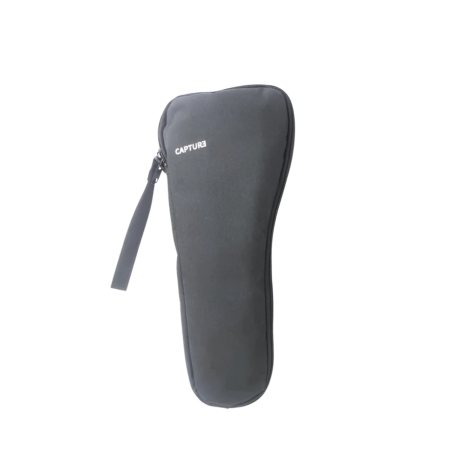 Black cloth storage bag for mobile phone stabilizer accessories with zipper