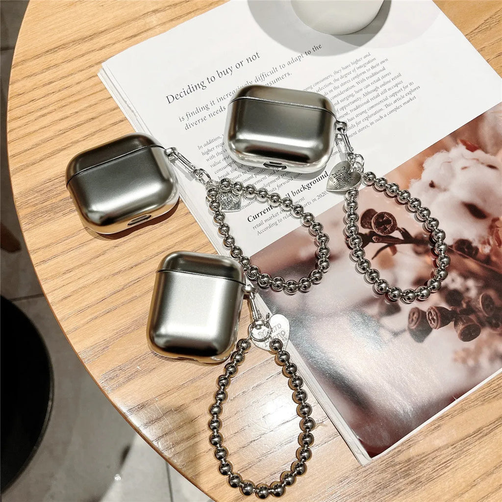 Matte plating TPU protective case for AirPods 4 Bluetooth earphones