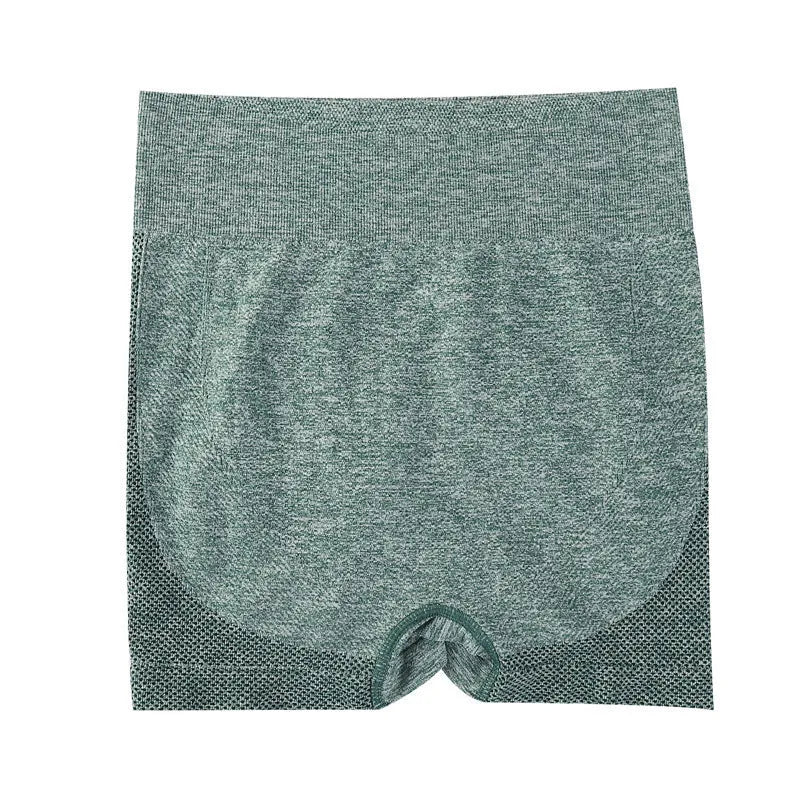 Women's high-waist fitness shorts in quick-dry nylon fabric for exercise