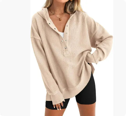 Women's loose fit raglan sleeve sweater in peacock green colour for autumn winter casual wear