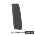 Silicone handbrake sleeve for car interior in five colour options: black, grey, beige, red, blue