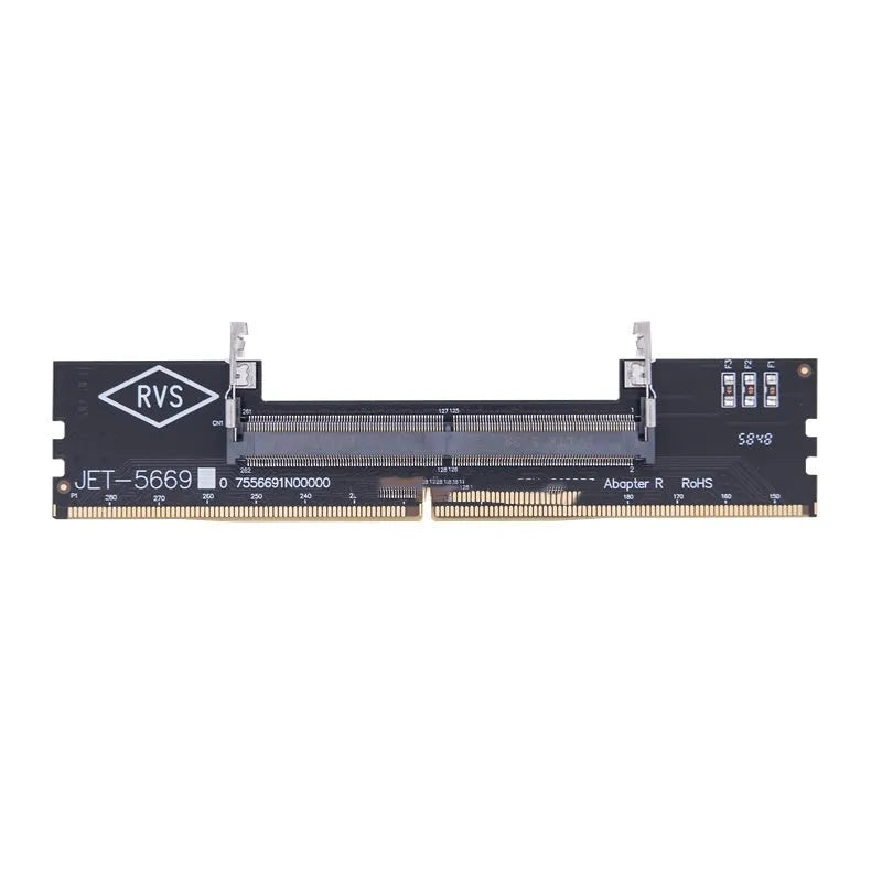 DDR4 laptop to desktop memory adapter card with included memory stick