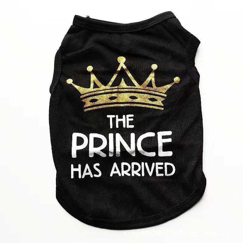 Cotton puppy vest for spring and summer wear in multiple colours and sizes