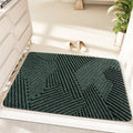 Diatom oil entrance mat with alien shape design in blue colour, measuring 60 by 90 centimetres