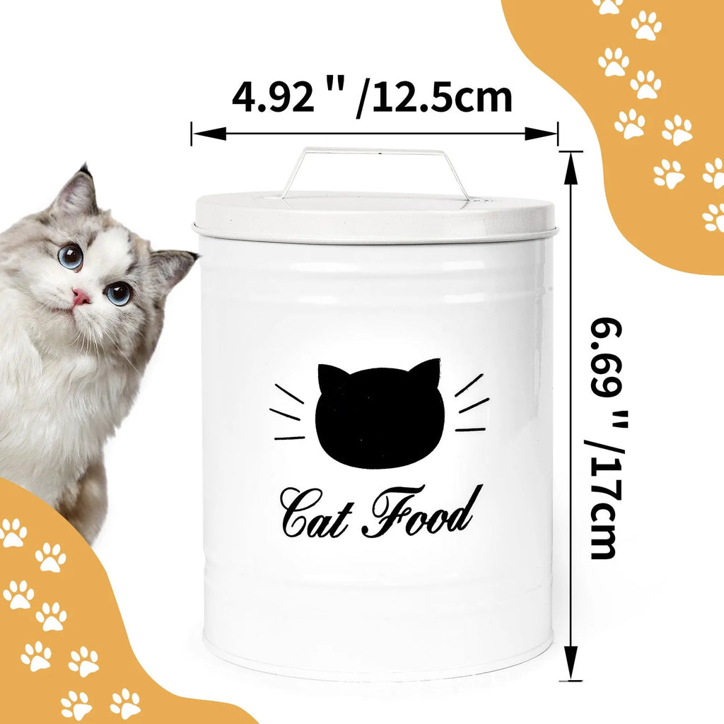 American style iron sheet round can with moisture-proof storage, black or white inner box, 301-500ml capacity