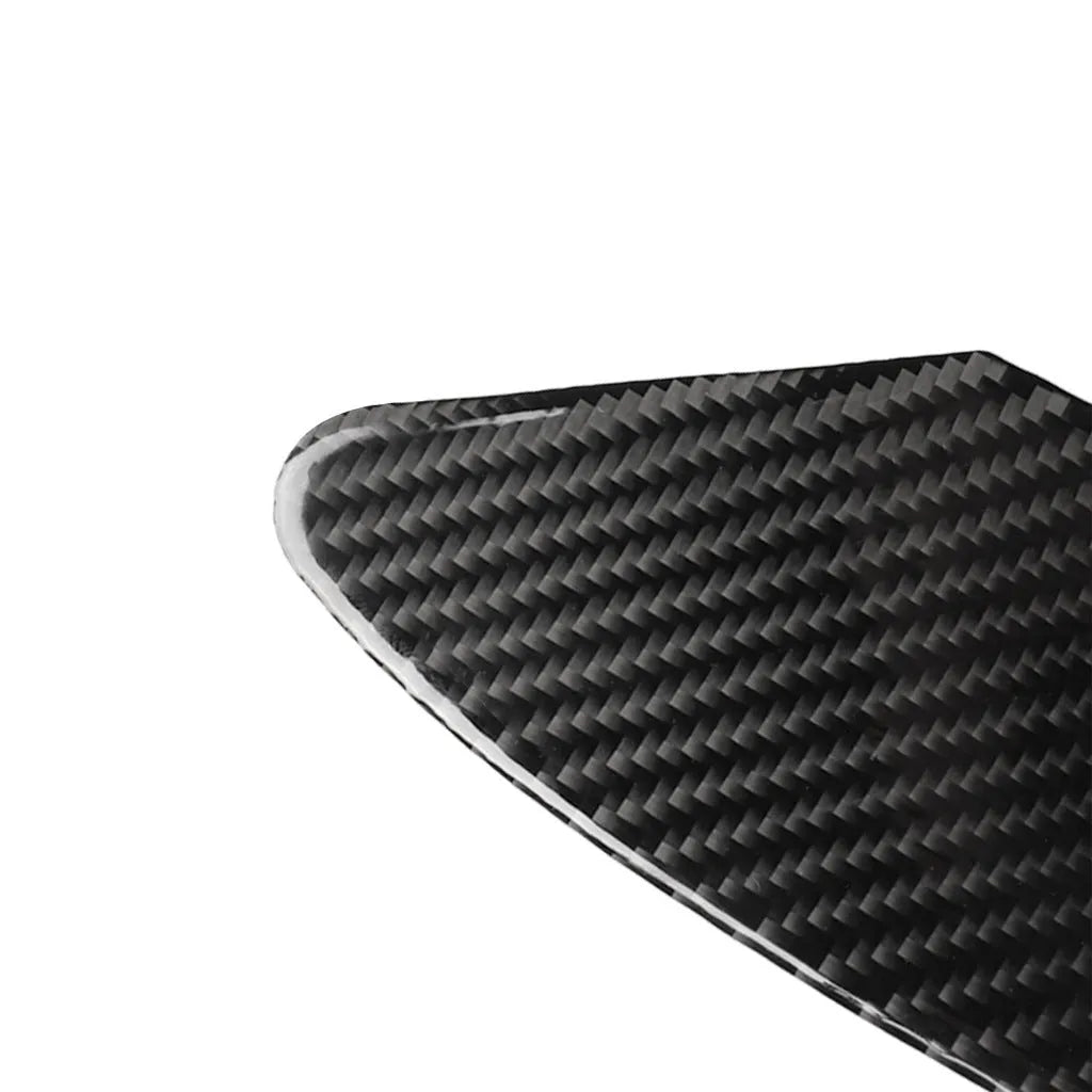 Carbon fibre USB charging port panel sticker with 3M adhesive backing for laptop decoration