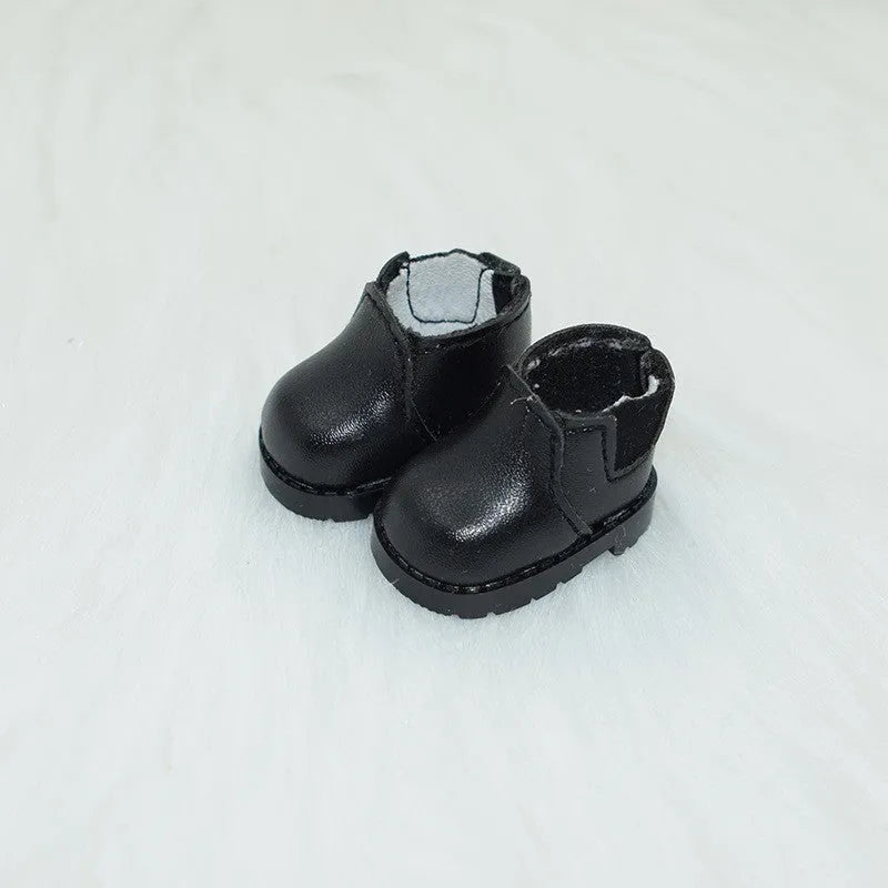 17cm fashion doll replacement shoes in multiple styles including black boots and pink heels