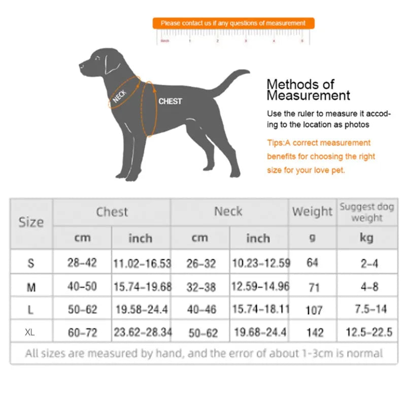 Adjustable mesh dog harness with reflective chest strap in multiple colour options